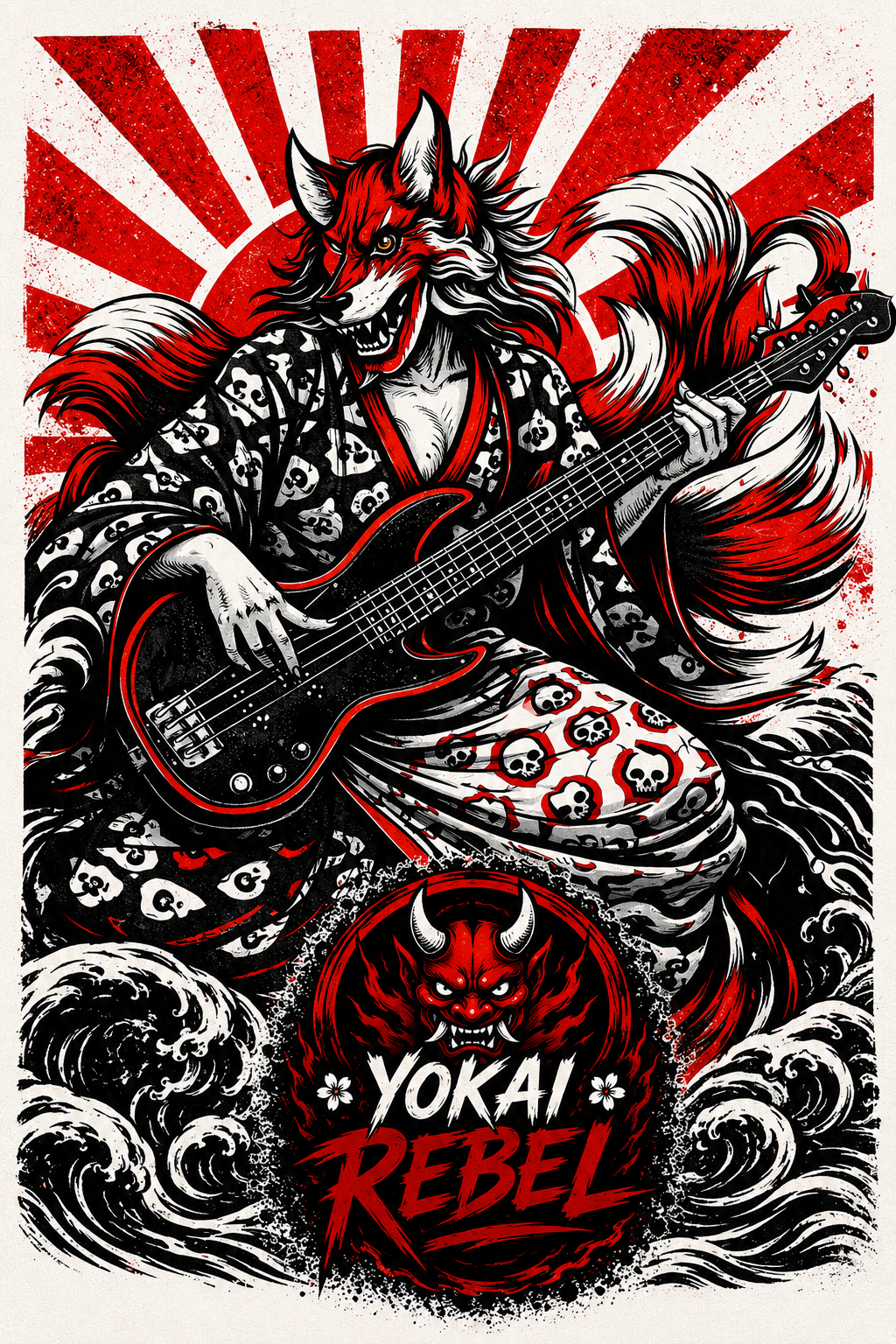 Yokai Rebel - Akai Kitsune (Red Fox)