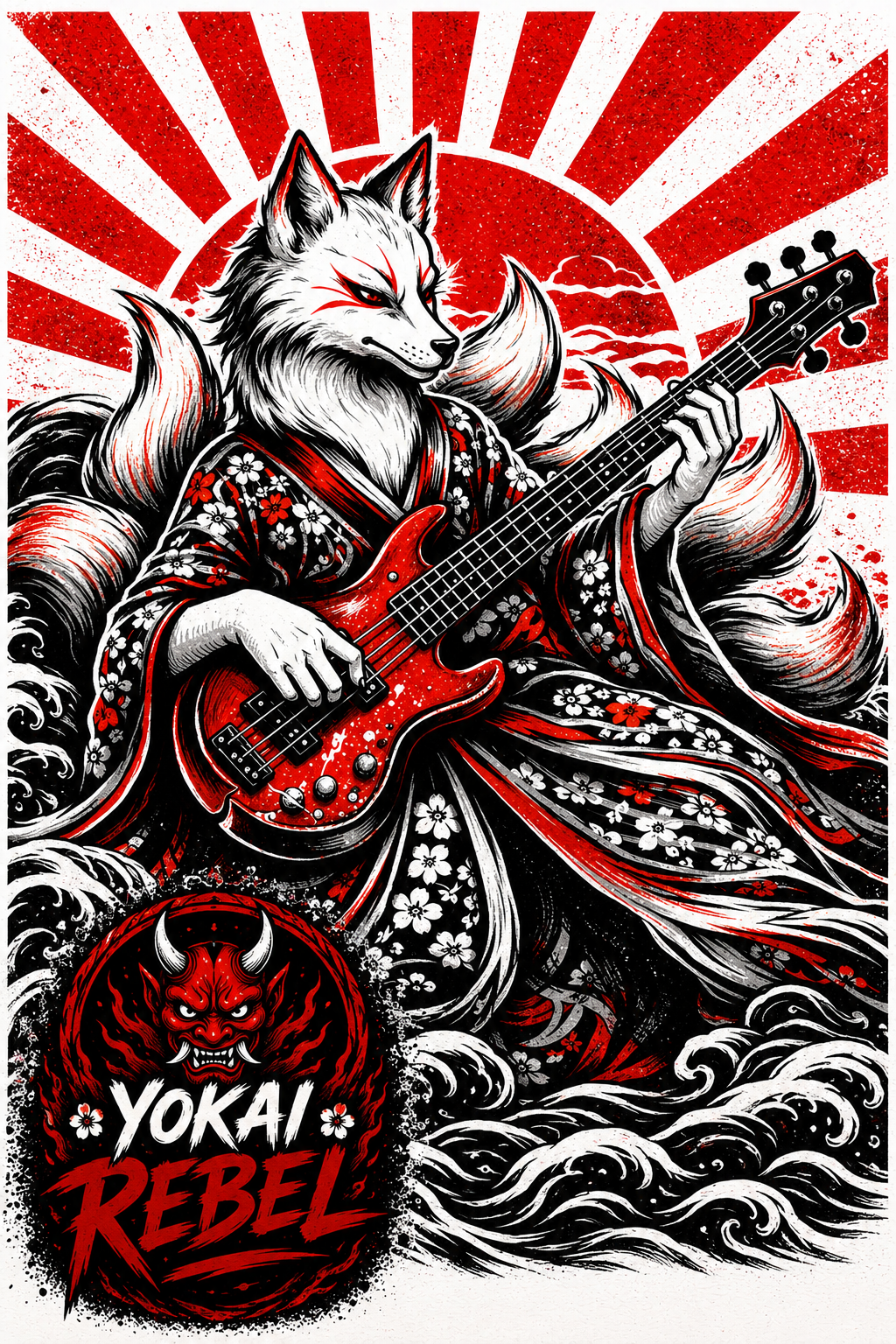 Yokai Rebel -Shiro Kitsune- White Fox (Devine Reflection )