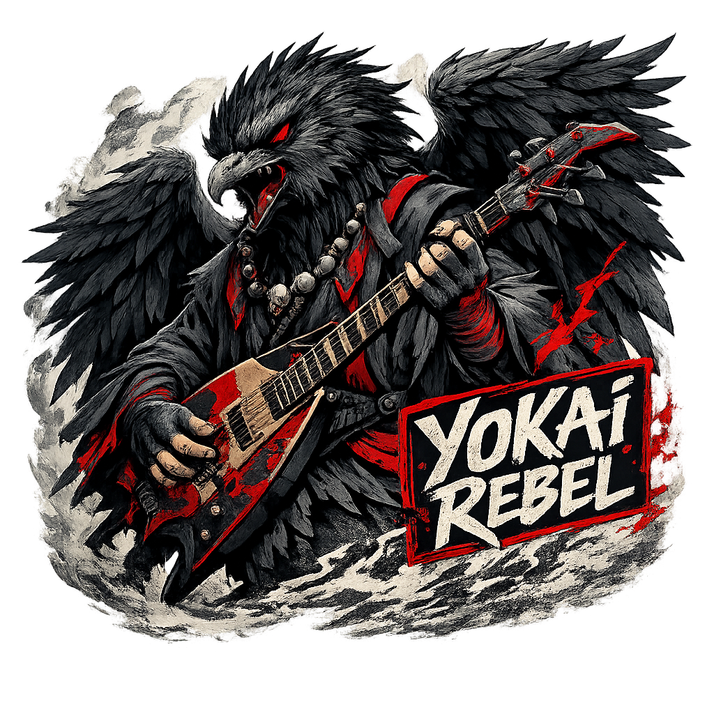 Yokai Rebel Tank Top — Karasu, the Crow